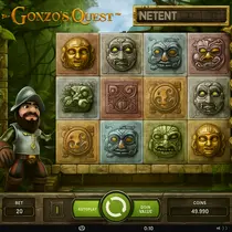 SlotsPalace - Gonzo's Quest Slot Game - NetEnt